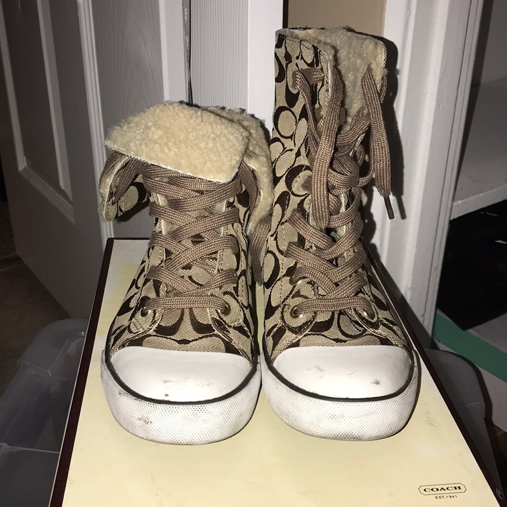Coach converse-like shoes